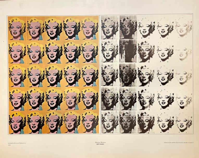 O que disse Camille Paglia sobre Díptico de Marilyn de Andy Warhol?